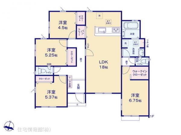 新築戸建 東京都日野市平山２丁目23-5 京王線平山城址公園駅 5,480万円