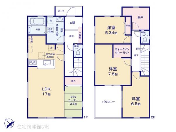 新築戸建 埼玉県久喜市吉羽３丁目17-1 JR東北本線（宇都宮線）久喜駅 3,390万円