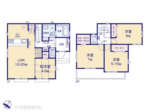 新築戸建 埼玉県上尾市大字上1739-3 JR高崎線北上尾駅 3,890万円