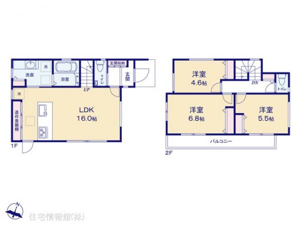 新築戸建 埼玉県ふじみ野市桜ケ丘３丁目22-60 東武東上線ふじみ野駅 3,880万円