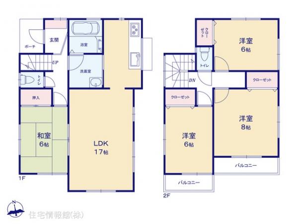 中古戸建 埼玉県狭山市大字上奥富 西武新宿線新狭山駅 2,479万円