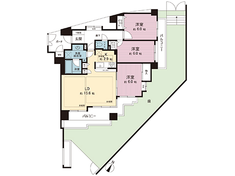 中古マンション 八王子市東中野 多摩モノレール中央大学・明星大学駅 3,480万円