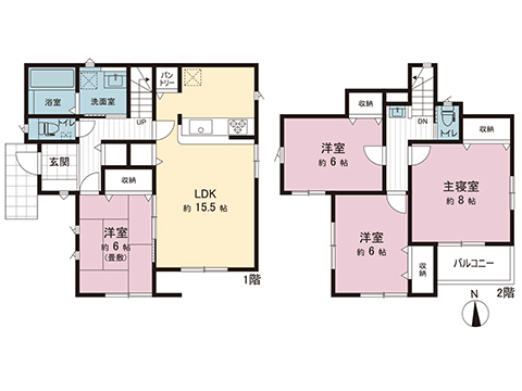 新築戸建 栃木市平柳町３丁目 東武日光線新栃木駅 2,290万円