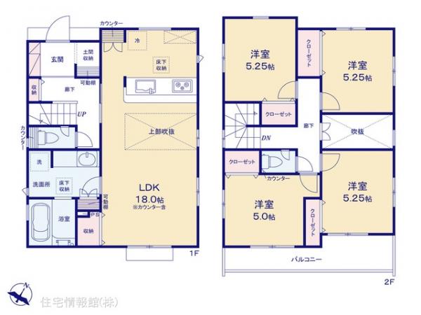 新築戸建 埼玉県入間郡三芳町大字北永井841-1 東武東上線鶴瀬駅 3,690万円