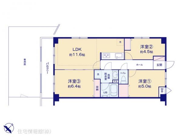 中古マンション 神奈川県大和市南林間２丁目17-4 小田急江ノ島線南林間駅 2,780万円
