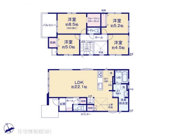 新築戸建 埼玉県鶴ヶ島市脚折町２丁目23-27 東武東上線坂戸駅 4,099万円