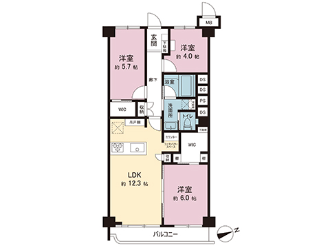 中古マンション 横浜市青葉区藤が丘１丁目 東急田園都市線藤が丘駅 4,080万円