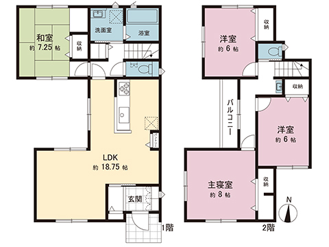 新築戸建 栃木市大宮町 東武宇都宮線野州平川駅 2,290万円