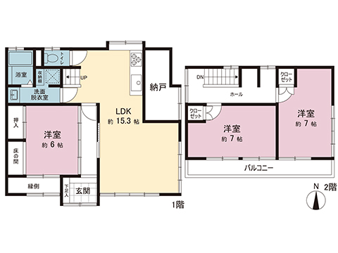 中古戸建 宇都宮市富士見が丘３丁目 JR東北新幹線宇都宮駅 2,299万円