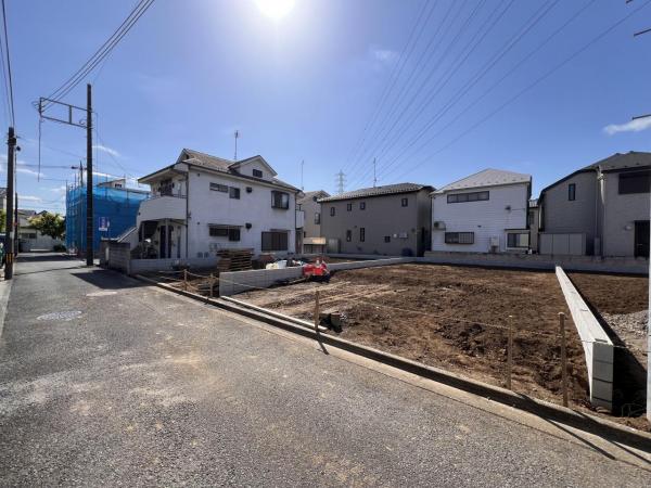 東大和市新堀２丁目 土地 前面道路含む現地写真