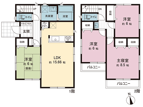 新築戸建 栃木市大宮町 東武宇都宮線野州平川駅 2,490万円