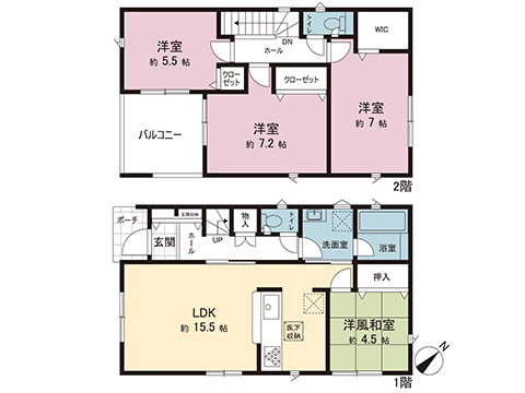新築戸建 横浜市青葉区奈良町 小田急線玉川学園前駅 4,780万円