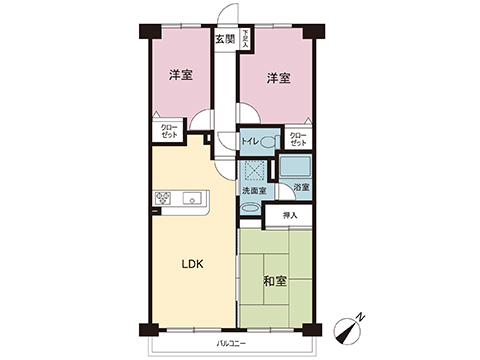 中古マンション 大和市南林間２丁目 小田急江ノ島線南林間駅 2,480万円