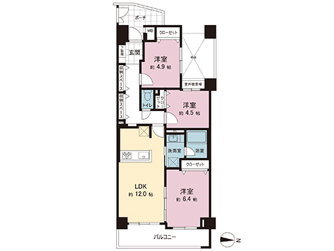 中古マンション 横浜市南区永田山王台 京急本線弘明寺駅 2,448万円
