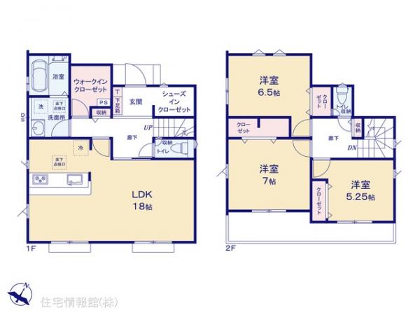 新築戸建 埼玉県狭山市広瀬台３丁目 西武新宿線狭山市駅 3,280万円
