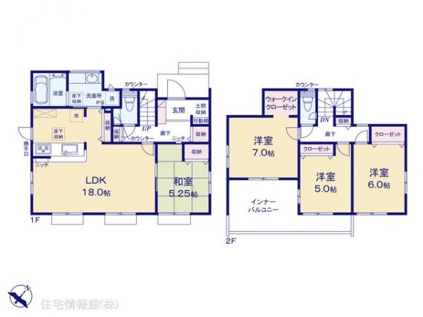 新築戸建 埼玉県入間郡越生町越生東６丁目7-16 JR八高線(高麗川〜高崎)越生駅 2,990万円