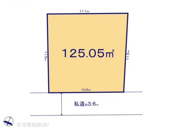 土地 千葉県船橋市田喜野井４丁目910-20 京成松戸線薬園台駅 1,500万円