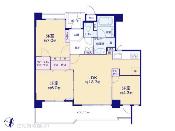 中古マンション 神奈川県横浜市青葉区榎が丘28-3 東急田園都市線青葉台駅 6,699万円