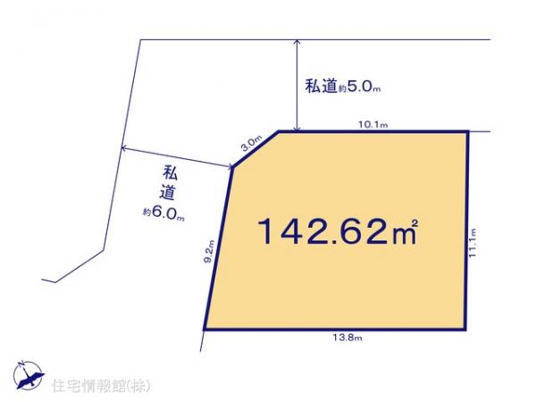 土地 千葉県松戸市高塚新田549-133 北総鉄道秋山駅 2,799万円