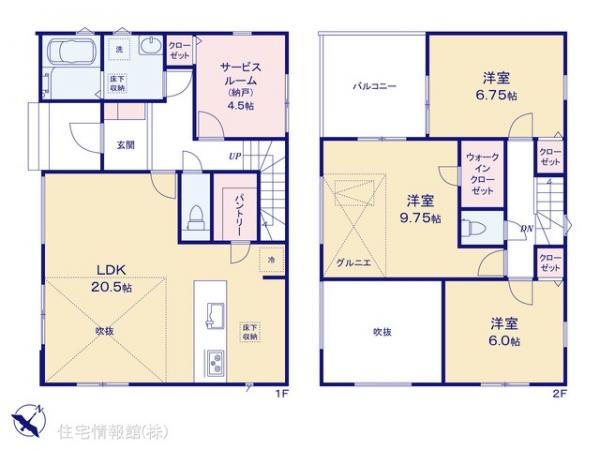 新築戸建 埼玉県上尾市浅間台４丁目18-17 JR高崎線北上尾駅 4,180万円