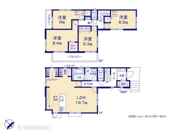 新築戸建 神奈川県横浜市旭区今宿町 相鉄本線希望ヶ丘駅 5,980万円