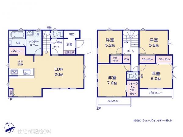 新築戸建 千葉県船橋市高根台３丁目718-21 東葉高速鉄道北習志野駅 5,499万円