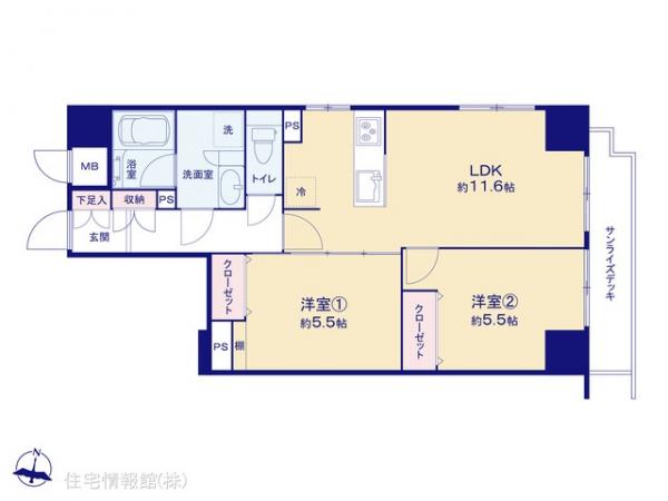中古マンション 東京都足立区島根２丁目29-27 東武伊勢崎線西新井駅 3,299万円