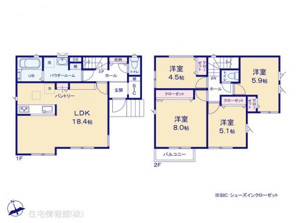 新築戸建 神奈川県茅ヶ崎市今宿834-4 JR東海道本線(東京〜熱海)茅ヶ崎駅 3,390万円