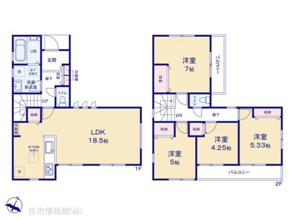 新築戸建 神奈川県相模原市中央区上溝3941-30 JR相模線上溝駅 3,580万円