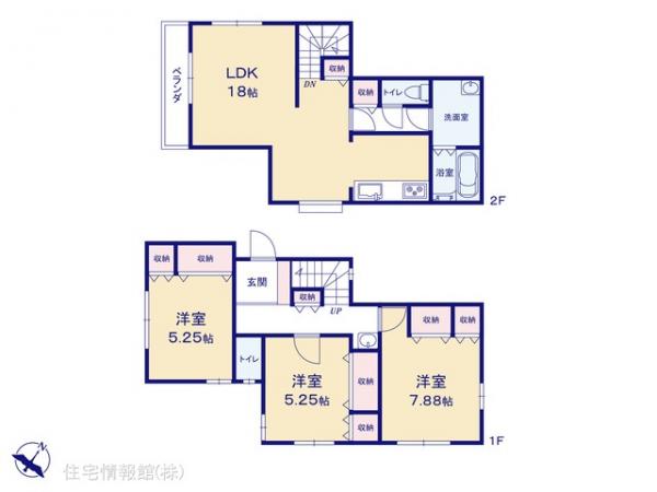 中古戸建 埼玉県越谷市大字船渡 東武伊勢崎線せんげん台駅 2,699万円