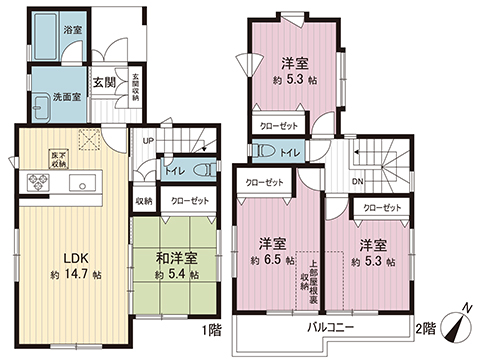 中古戸建 大和市中央林間西３丁目 小田急江ノ島線中央林間駅 4,099万円