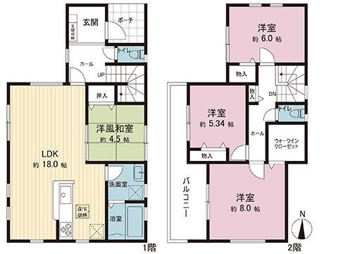 新築戸建 さいたま市見沼区大字東宮下 東武野田線七里駅 3,180万円