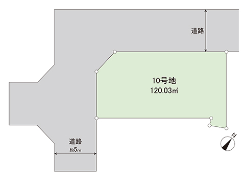 土地 東村山市栄町３丁目 西武多摩湖線八坂駅 4,880万円