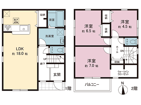 新築戸建 宇都宮市鶴田町 JR日光線鶴田駅 3,090万円
