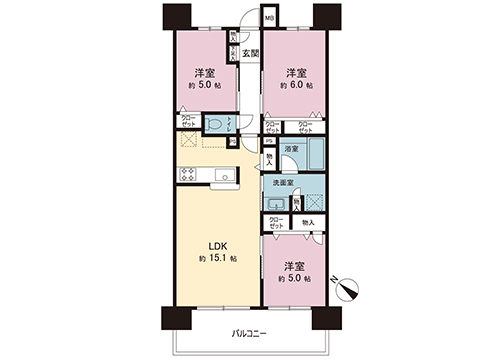 中古マンション さいたま市北区大成町４丁目 JR川越線日進駅 4,398万円