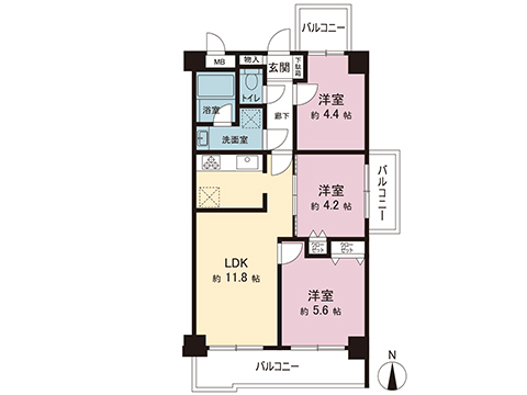 中古マンション さいたま市北区日進町２丁目 JR川越線日進駅 2,299万円