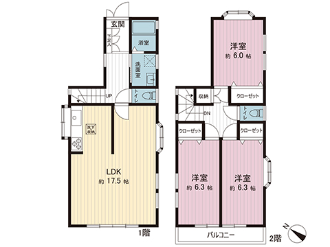 中古戸建 町田市玉川学園３丁目 小田急線玉川学園前駅 2,690万円