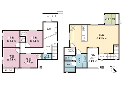 新築戸建 町田市玉川学園７丁目 小田急線玉川学園前駅 6,380万円