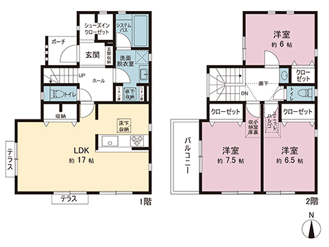 新築戸建 町田市玉川学園３丁目 小田急線玉川学園前駅 5,180万円