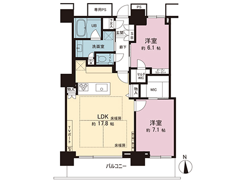 中古マンション 港区港南３丁目 JR山手線品川駅 1億7,000万円