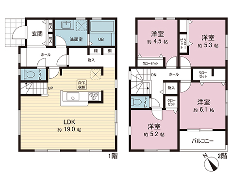 新築戸建 逗子市池子２丁目 京急逗子線神武寺駅 4,580万円