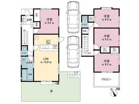 中古戸建 四街道市もねの里２丁目 JR総武本線物井駅 2,690万円