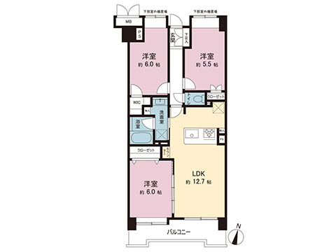 中古マンション 柏市旭町１丁目 千代田常磐線柏駅 5,799万円
