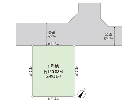 土地 町田市小山ヶ丘３丁目 京王相模原線多摩境駅 5,999万円