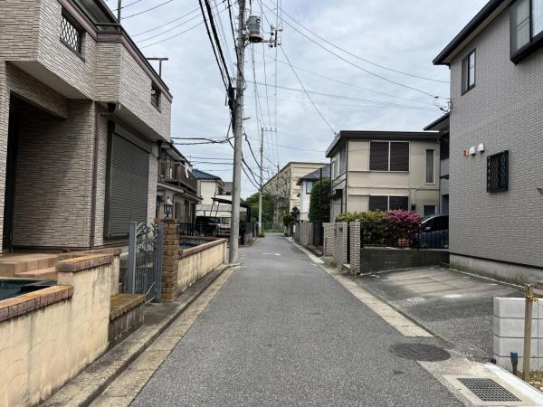 船橋市薬円台５丁目 土地 前面道路含む現地写真