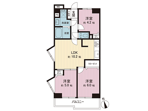 中古マンション 千葉市稲毛区稲毛東６丁目 京成千葉線京成稲毛駅 2,399万円