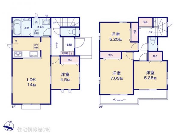 新築戸建 埼玉県新座市石神４丁目5 西武池袋線東久留米駅 4,190万円