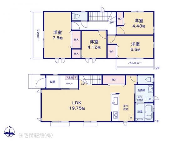 新築戸建 東京都府中市本宿町４丁目17-2 JR南武線西府駅 6,490万円
