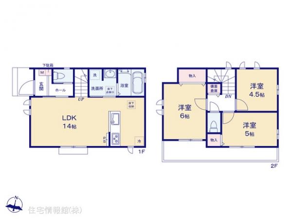 新築戸建 東京都東久留米市氷川台２丁目39-27 西武池袋線東久留米駅 4,490万円