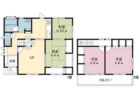 中古戸建 横須賀市ハイランド４丁目 京急久里浜線京急久里浜駅 2,480万円